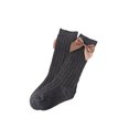 thumbnail image 1 of Faithtur Newborn's Solid Color Knitted Socks Non Slip Floor Socks with Bow Decorations, 1 of 5