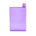 thumbnail image 1 of AMERTEER A6 Paper Cup Botlte Flat Water Bottle Portable Drinks Notebook Bottle (Purple), 1 of 6