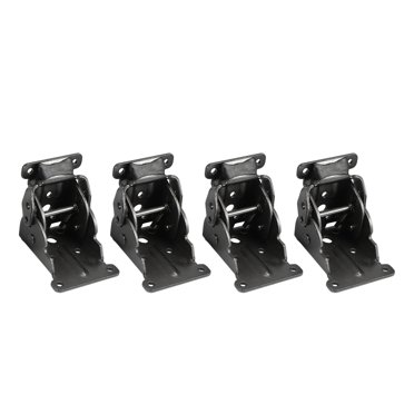 4Pcs Collapsible Support Frame Self-Locking Hinge Table Leg Fittings And Gussets - For Folding Legs Folding Workbench Folding Desktop Expansion In The Kitchen