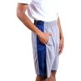 thumbnail image 4 of Ultra Game NBA Golden State Warriors Men's Mesh Athletic Active Basketball Shorts, Heather Gray, Small, 4 of 4