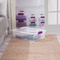 thumbnail image 4 of Sterilite 32 Quart Clear View Storage Container Tote with Lid, 18 Pack, 4 of 9