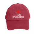 thumbnail image 1 of MIASHUI Canada Baseball Cap Adjustable Canada Day Hat for Men Women,Red,One Size, 1 of 2