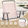 thumbnail image 2 of Gymax 4PCS Bistro Set Folding Counter Height Chairs Round Bar Table & Umbrella Patio, 2 of 6