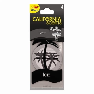 Assainisseur d’air en papier California Scents (parfum Givre, emballage de 4