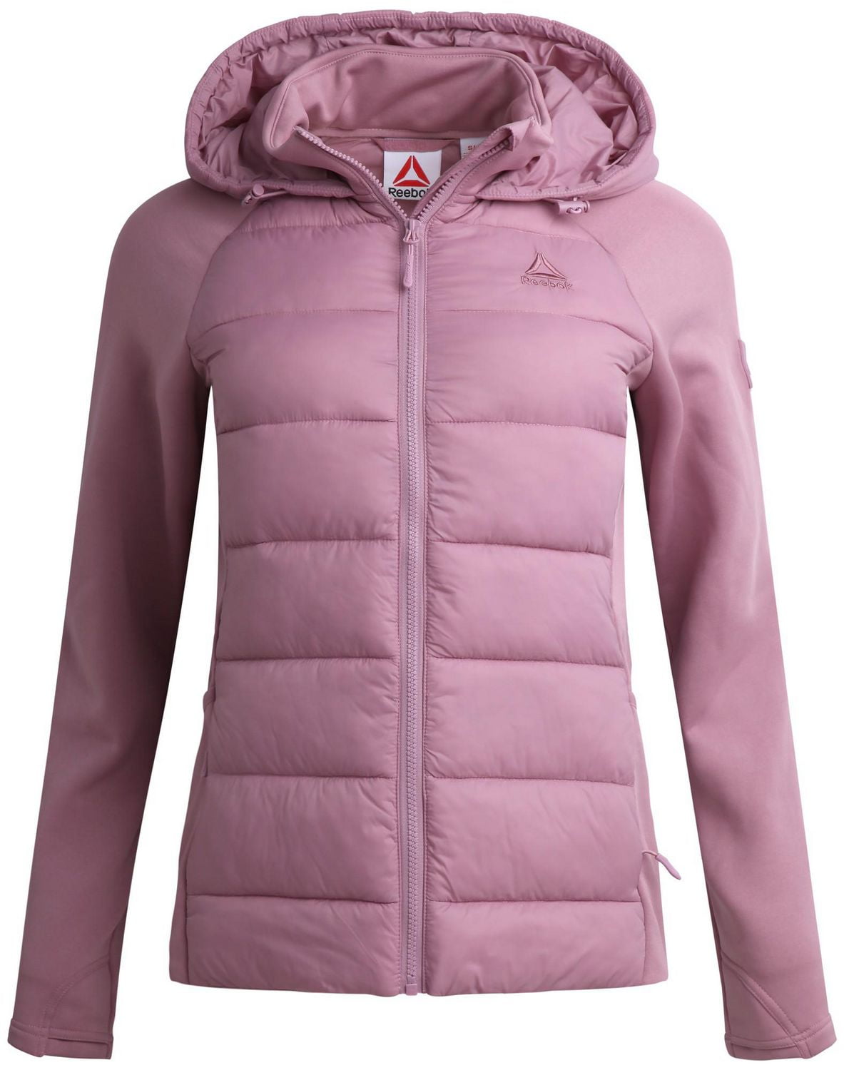 Veste pour femmes Reebok en maille extensible et tissu matelassé isolant