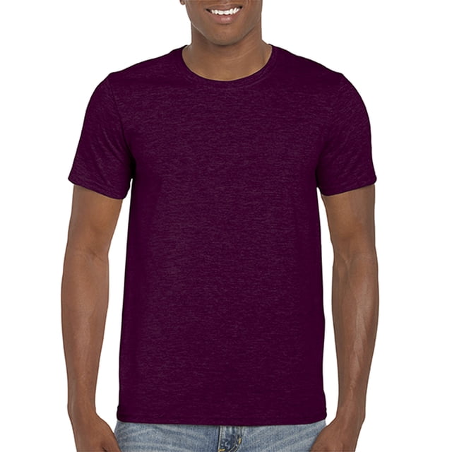 Gildan Mens Softstyle T-Shirt, L, Maroon