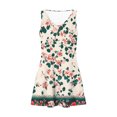 thumbnail image 4 of Ovzne Robes d'Été pour Femmes Robe d'Été Mode Imprimée avec Poches Sans Manches Col en V Robe d'Été Imprimée en Liquidation, 4 of 5