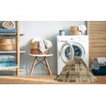 thumbnail image 2 of Ahgly Company Tapis Rectangulaire Lavable en Machine Intérieur Transitionnel Marron, 2 Pieds x 5 Pieds, 2 of 7