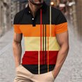thumbnail image 1 of Weiqiqre T-Shirts Chemises pour Hommes T-Shirt à Manches Courtes à Blocs de Couleur Col Rond Chandail Décontracté Basique Chemises, 1 of 4
