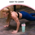 thumbnail image 3 of DEEPCRAFF Shake Mixer Shaker Cup PP Green For Smoothies On The Go 1Pcs, 3 of 8
