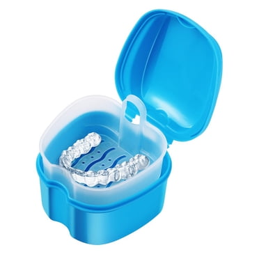 MesaSe Comprimés de Nettoyage pour Dentiers Comprimés de Nettoyage pour Rétention Passoire Comprimés Nettoyants pour Rétention Boîte pour Dentiers