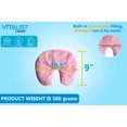 thumbnail image 5 of Hot/Cold Aromatherapy Ultra Comfort Plush Face Wrap (Pink), 5 of 5