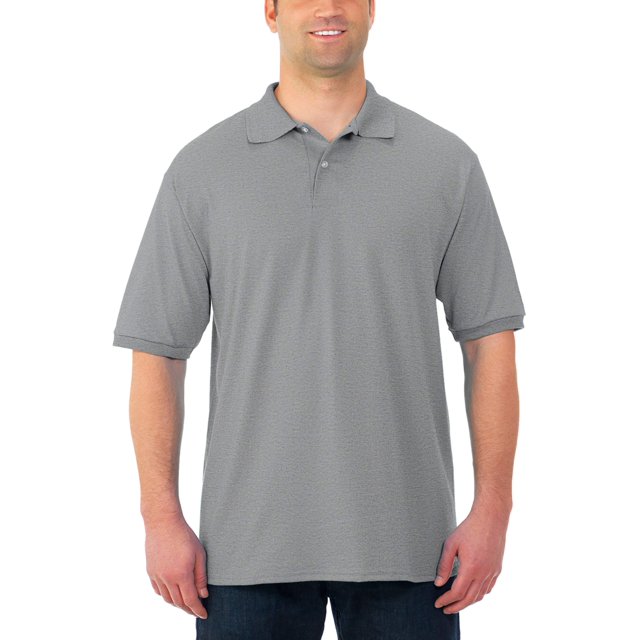 Jerzees Men's Spotshield Short Sleeve Polo Shirt