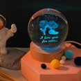 thumbnail image 3 of MesaSe 3d Glowing Crystal Ball Night Light Ornament Creative Coloful Night Scene Lamp With Base For Home Decor Gift, 3 of 9