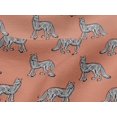 thumbnail image 4 of oneOone Viscose Jersey Fabric Fox Block Print Fabric By The Yard 60 Inch Wide, 4 of 5