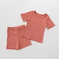 thumbnail image 1 of Pyjama Court Doux pour Bébé, Tout-Petit, Enfants, Filles, Garçons, Pyjamas d'Été Cool, Ensembles 2 Pcs, 1 of 3