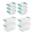 thumbnail image 1 of Sterilite Boîte de Rangement à Mini Pince, Lot de 6, et Boîte de Rangement à Pince Moyenne, Lot de 4, 1 of 11