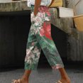 thumbnail image 1 of LSLJS Pantalon Harlan Décontracté pour Femmes avec Cordon de Serrage Poches à Lacets Pantalon de Travail à la Mode, 1 of 5