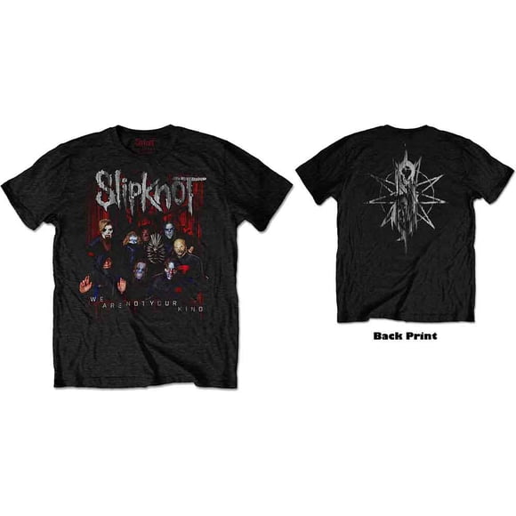 Slipknot Unisex T-Shirt WANYK Group Photo (Back Print)