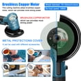 thumbnail image 3 of Labymos Meuleuse d'Angle Mini Portable Sans Fil Sans Balais 20V Rechargeable à Rotation 180° Meuleuse d'Angle Multifonction, 3 of 8