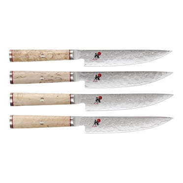 MIYABI 5000 MCD 4 Piece Steak Set, Brown