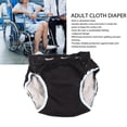 thumbnail image 3 of Adult Cloth , Washable Adult Diapers Leakproof Comfortable Pure Cotton Adult Incontinence Cloth  Black Cloth  Covers Nappy Adult Diapers Pads For Incontinence, 3 of 8