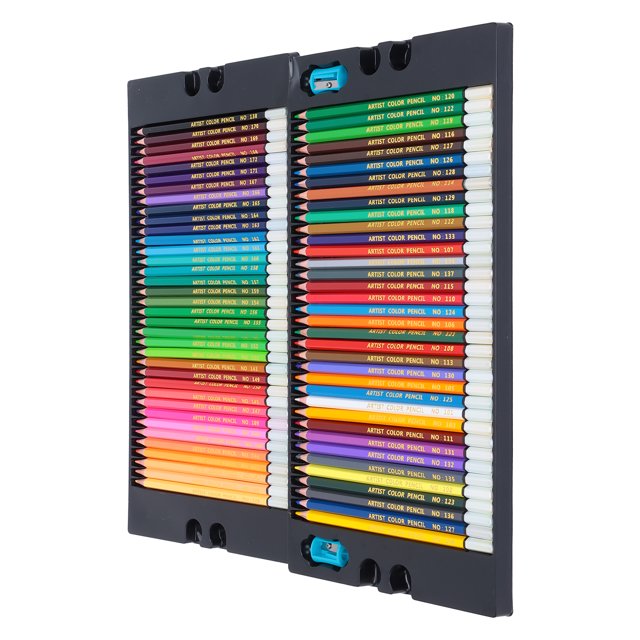 Color Pencil Set Oil Colored Pencils Sharpeners Drawing Tools Hexagonal Wood Oily Colored Pencils Timber Coloring Pencil Oil Color Pencil Colour Pencil