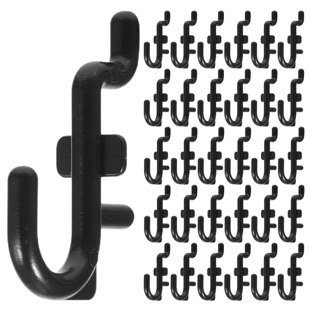 Shisuyan Pegboard Tool Holders Garage Organization 100Pcs 2.0x1.4x0.2In