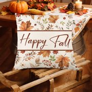Amzcrzy Polyester Throw Pillows Cover Bedspread & Coverlet Sets Cushion Cover Cushion Cover Throw Pillow Cover Fall Maple Linen Print Home Pillow Cover Bedding Bedding Comforter Sets Bedding Set