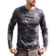 thumbnail image 1 of MAWCLOS T-shirt Camouflage Décontracté à Manches Longues Noir XL, 1 of 4
