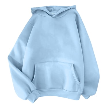yievot Chandails à Capuche Surdimensionnés pour Femmes en Molleton, Chandails Molletonnés à Enfiler, Coupe Ample, Hauts à Capuche d'Entraînement, Décontractés et Confortables, Tenues de Mode d'Automne avec Poches