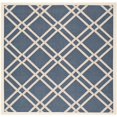 thumbnail image 1 of Safavieh Courtyard Navy Indoor Outdoor Rug - Square 5'3", 1 of 1