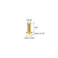 thumbnail image 2 of Unique Bargains Brass Hex Bolts, 1/4-20x3/4' 5 Pack Fully Thread Grade 4.8 Machine Screws, 2 of 4