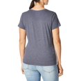 thumbnail image 3 of Hanes 00617914394080 Womens Pattern Elephant Short Sleeve V-Neck Tee, Navy Heather - Large, 3 of 3