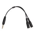 thumbnail image 4 of Mosiee Splitter Headphone For Computer 3.5Mm 2 Female To 1 Male 3.5Mm Mic Audio Y Splitter Cable Headset To Pc Adapter, 4 of 5