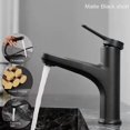 thumbnail image 3 of Robinet d'Eau Chaude et Froide Corps de valve en Laiton Robinet de Lavabo Multifonction à Bec Rétractable Robinet de Lavabo à une Poignée Accessoires de Salle de Bain, 3 of 6