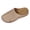 A Khaki, variant on Platform Closed Toe Sandals for Women Comfortable Slip On Wedge Sandals Hollow Out Soft Sole Backless Clogs Brown Size 8
