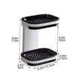 thumbnail image 1 of Bdday Closet Organizers and Storage Suction Cup Wall Mounted Double Rows Soap Box Double Layered Soap Box Storage Artifact for Bathrooms and Toilets Bathroom Storage Containers, 1 of 9