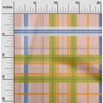 thumbnail image 1 of oneOone Viscose Jersey Fabric Madras Check Decor Fabric Printed BTY 60 Inch Wide, 1 of 1