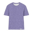 thumbnail image 4 of Wiyuqeen T-Shirts Décontractés à Rayures pour Femmes, Classiques et Confortables, Col Rond, Manches Courtes, Hauts Amples, Tunique d'Été, T-Shirts Graphiques Mode pour Petites Femmes 2024, 4 of 4