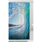 Mainstays Surfs Up PEVA Shower Curtain