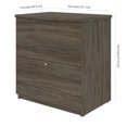 thumbnail image 2 of Bestar Universel Classeur latéral standard - Chocolat blanc, 2 of 2