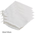 thumbnail image 2 of 5 Pcs Sac en Tissu Réutilisable en Maille Fine en Nylon pour Lait de Noix et Fromage Filtre à Café Infusé à Froid Cuisine Neuf, 2 of 6