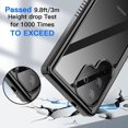 thumbnail image 3 of for Samsung Galaxy S25 Ultra Case Waterproof, Clear Water Proof Shockproof Snowproof Dustproof Full Body Rugged Transparent Underwater Phone Case for Galaxy S25 Ultra Built-in Screen Protecto, 3 of 6