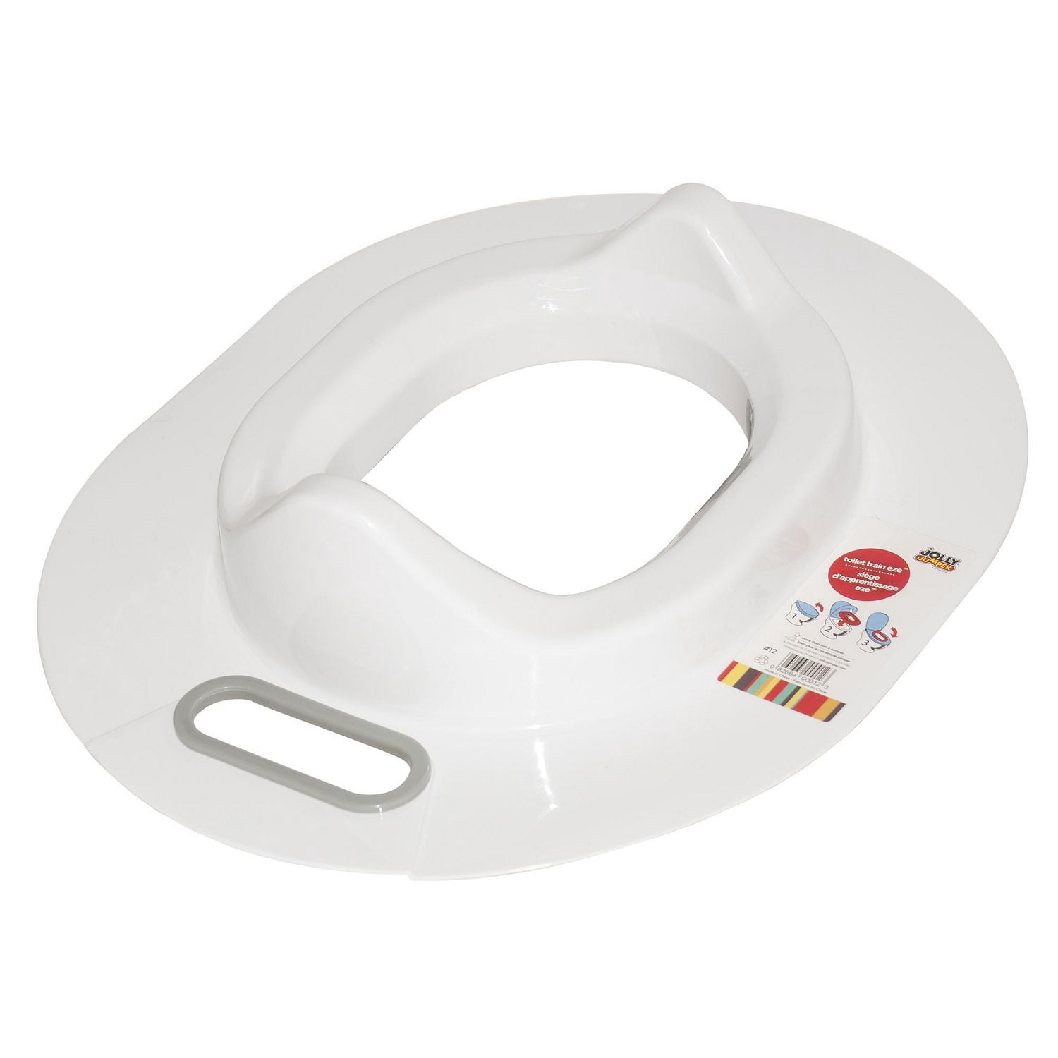 Jolly Jumper Toilet Train Eze | Siège d’apprentissage de la propreté pour tout-petits avec pare-éclaboussures intégré | Léger, portable et compatible avec la plupart des toilettes pour adultes