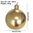 thumbnail image 4 of REZUOFI 3 Pcs Outdoor Christmas Inflatable Ball, Festive Patio Decor, Weather-Resistant, Quick Setup, Holiday Yard & Garden Party Decoration 40cm, 4 of 9