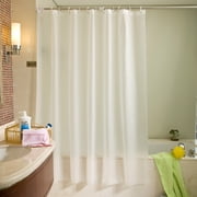 Riwcyla Solid Shower Curtain 6 x 6 FT Bath Curtains With 12 Metal Grommets and Hooks Waterproof PEVA Bathroom Curtains for Bathtub Showers