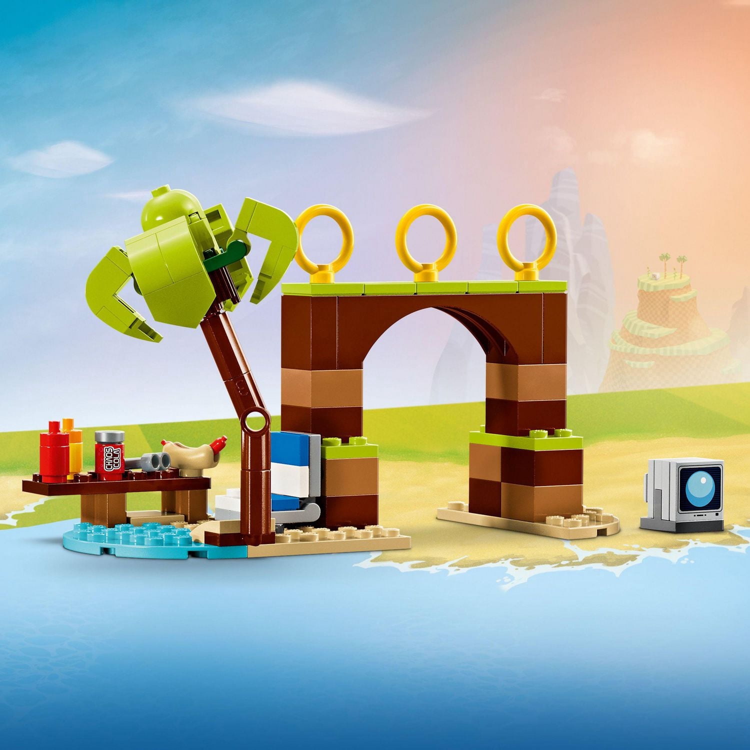 LEGO Sonic Le bateau d’aventure de Tails 76997 Ensemble de construction (393 pièces)
