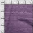 thumbnail image 1 of oneOone Cotton Silk Fabric Hand Drawn Curve Block Printed Fabric 1 Yard 42 Inch Wide, 1 of 4