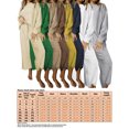thumbnail image 2 of UKAP Ladies Tracksuit Set Solid Color Sweatsuits Pocket Jogger Sets Casual Fitness Two Piece Outfit Apricot M, 2 of 2